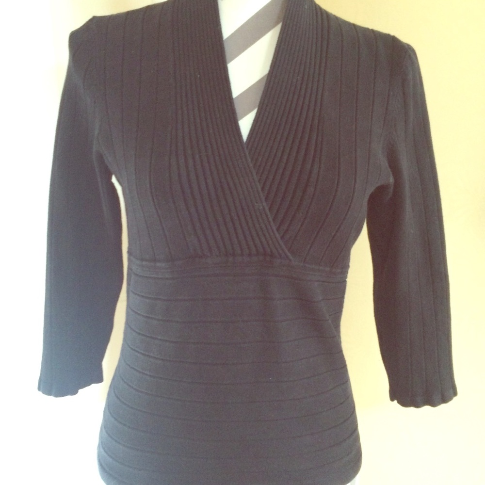 White House Black Market, Black stretch top